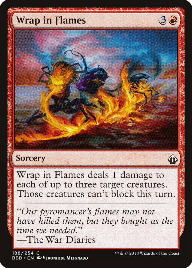 Wrap in Flames - Foil