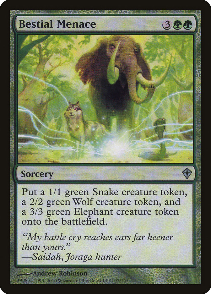 Bestial Menace - Foil