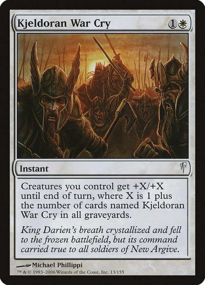 Kjeldoran War Cry - Foil