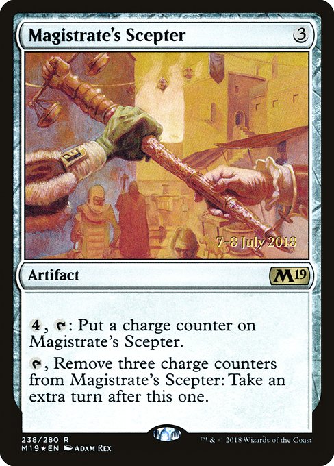Magistrate's Scepter - Foil - Prerelease Promo