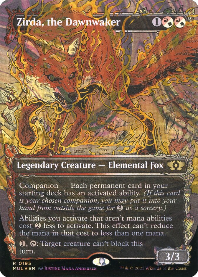 Zirda, the Dawnwaker - Halo Foil