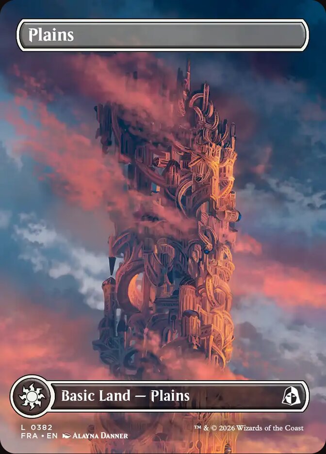 Plains (382) - Full Art - Foil