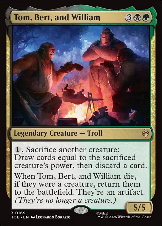 Tom, Bert, and William - Foil