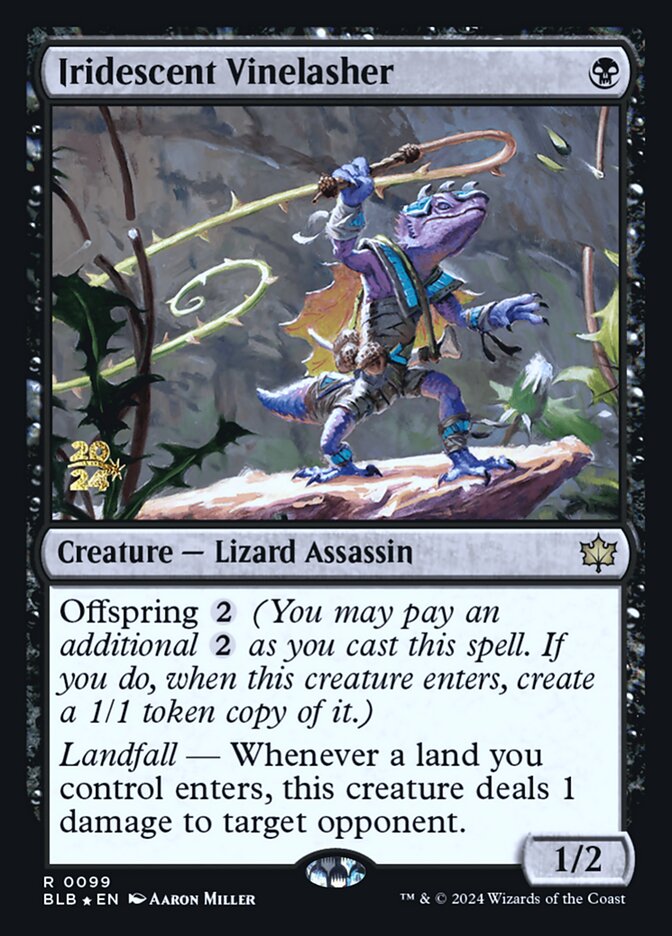 Iridescent Vinelasher - Foil - Prerelease Promo