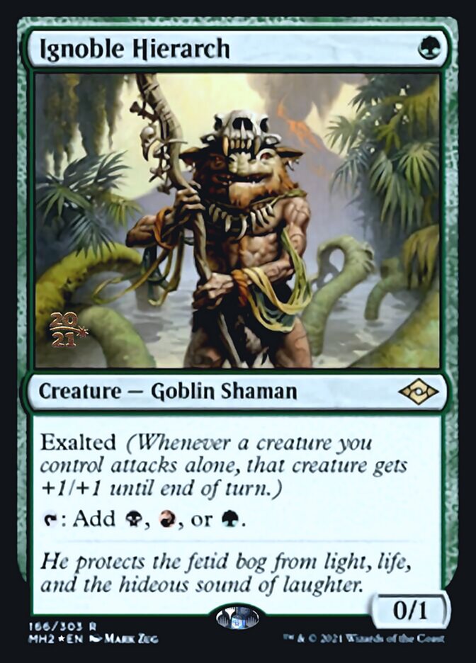 Ignoble Hierarch - Foil - Prerelease Promo