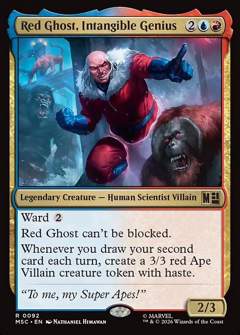 Red Ghost, Intangible Genius - Surge Foil