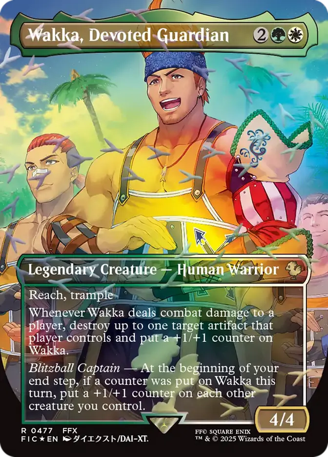 Wakka, Devoted Guardian - Chocobo Foil