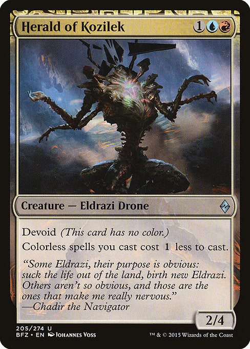 Herald of Kozilek - Foil