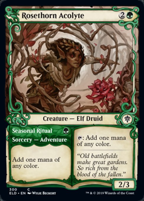 Rosethorn Acolyte // Seasonal Ritual - Foil