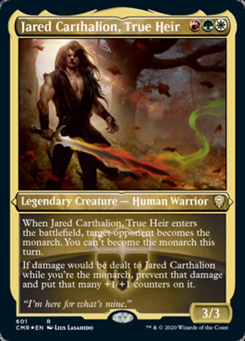 Jared Carthalion, True Heir - Foil-Etched