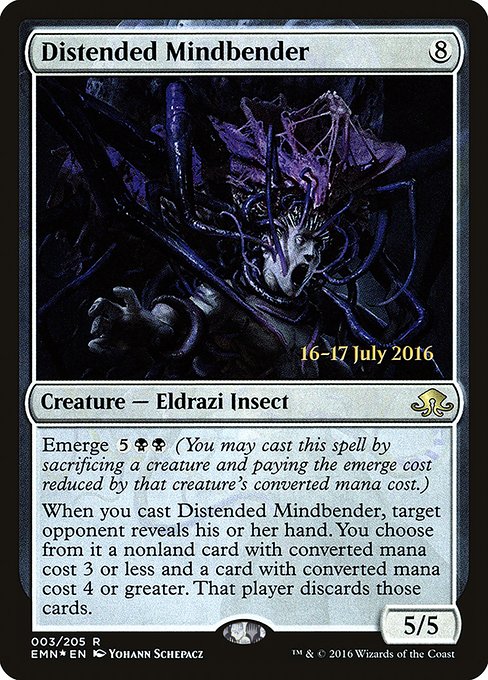 Distended Mindbender - Foil - Prerelease Promo