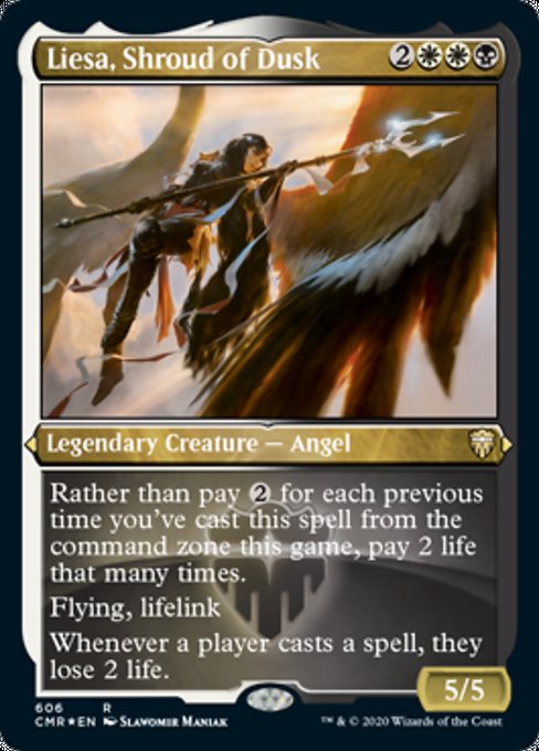 Liesa, Shroud of Dusk - Foil-Etched