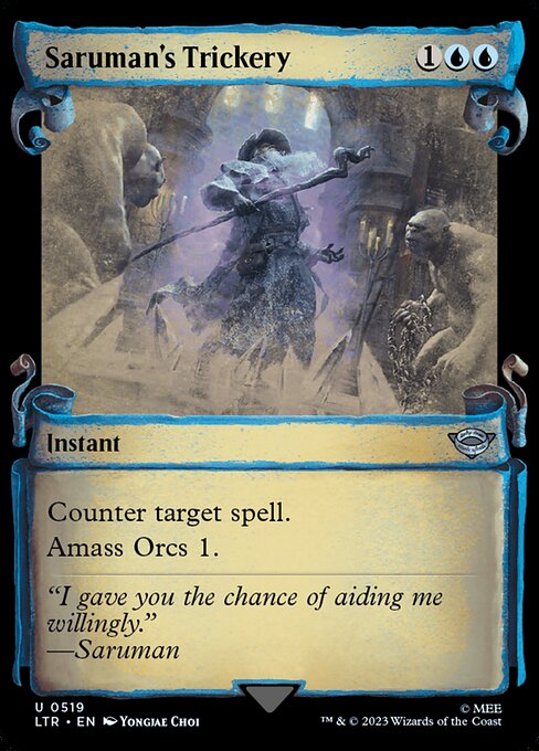 Saruman's Trickery - Silver Foil