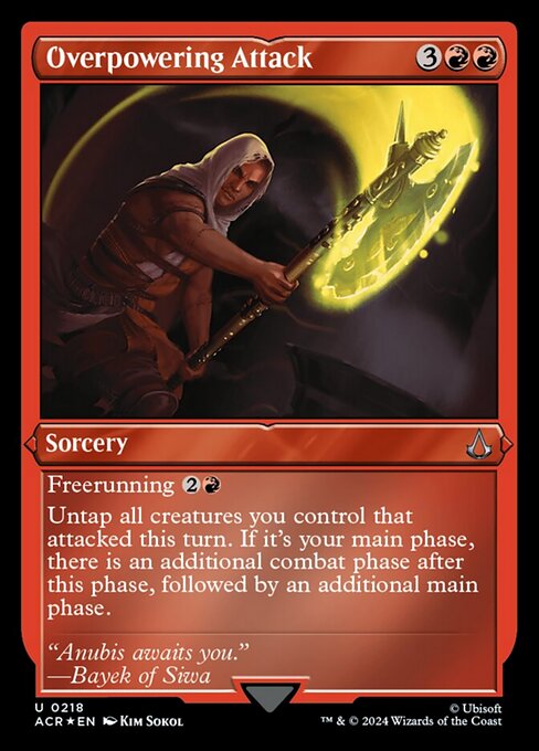Overpowering Attack - Foil-Etched