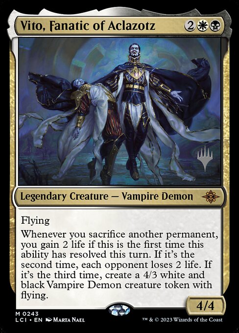 Vito, Fanatic of Aclazotz - Foil - Promo Pack