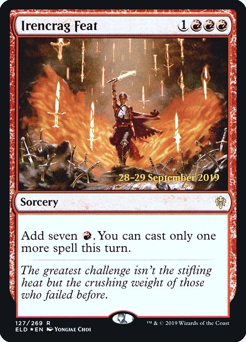Irencrag Feat - Foil - Prerelease Promo
