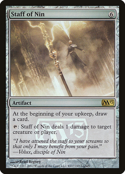 Staff of Nin - Foil - Prerelease Promo