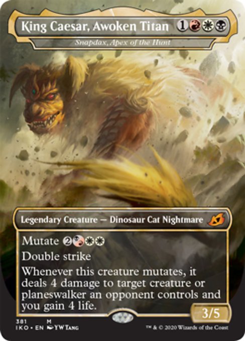 Snapdax, Apex of the Hunt (King Caesar, Awoken Titan)