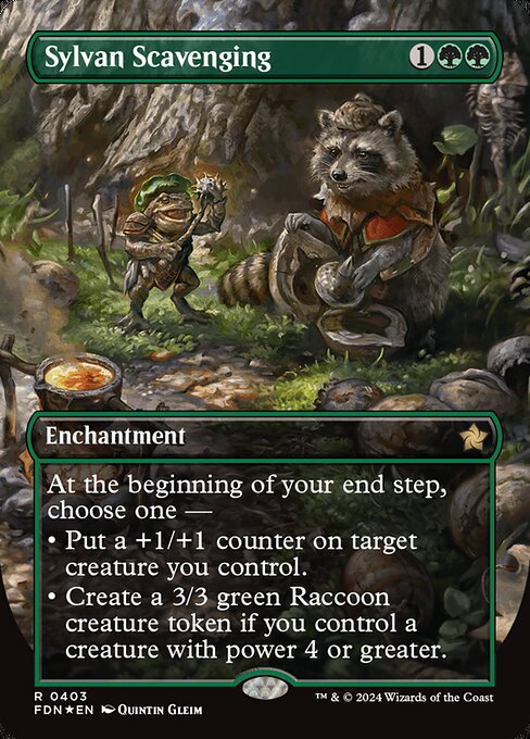 Sylvan Scavenging - Mana Foil