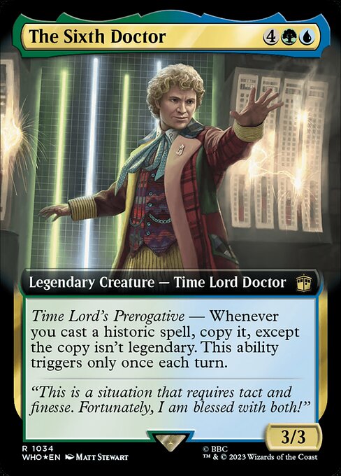 The Sixth Doctor - Surge Foil