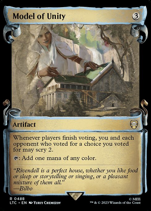 Model of Unity - Silver Foil