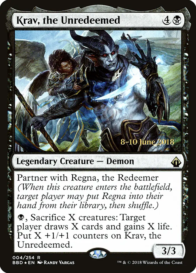 Krav, the Unredeemed - Foil - Prerelease Promo