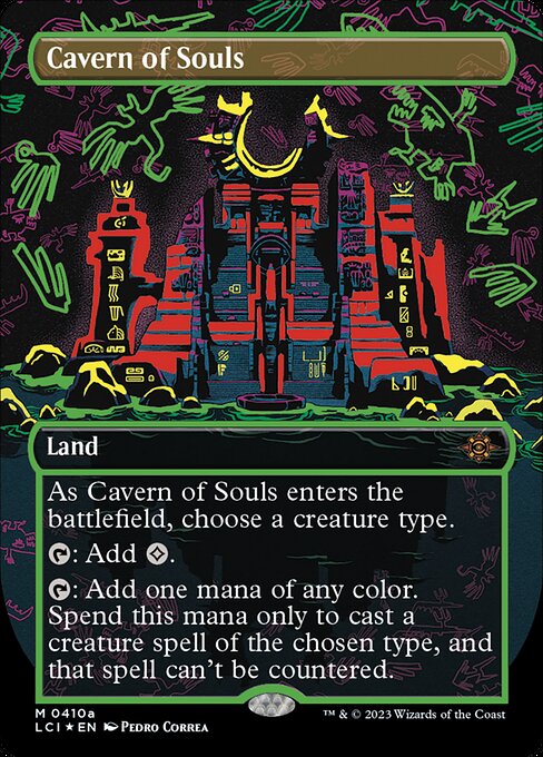 Cavern of Souls (Neon Ink Five-Color) - Foil