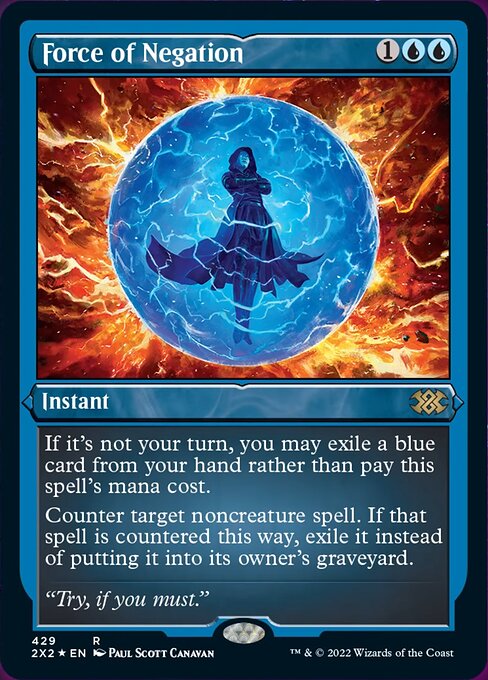 Force of Negation - Foil Etched