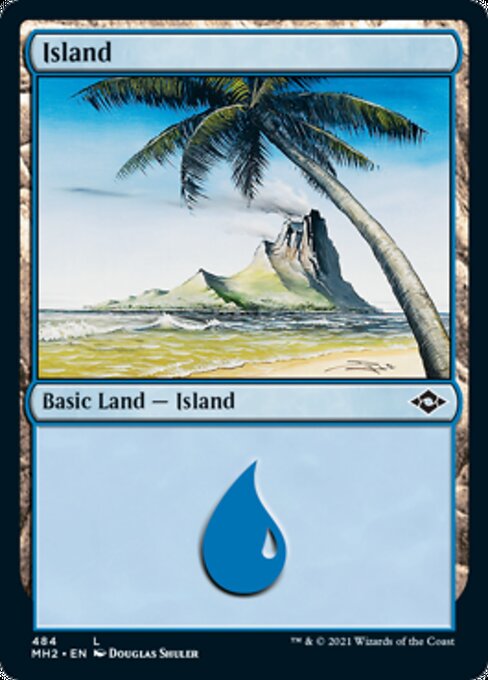 Island (484) - Foil-Etched