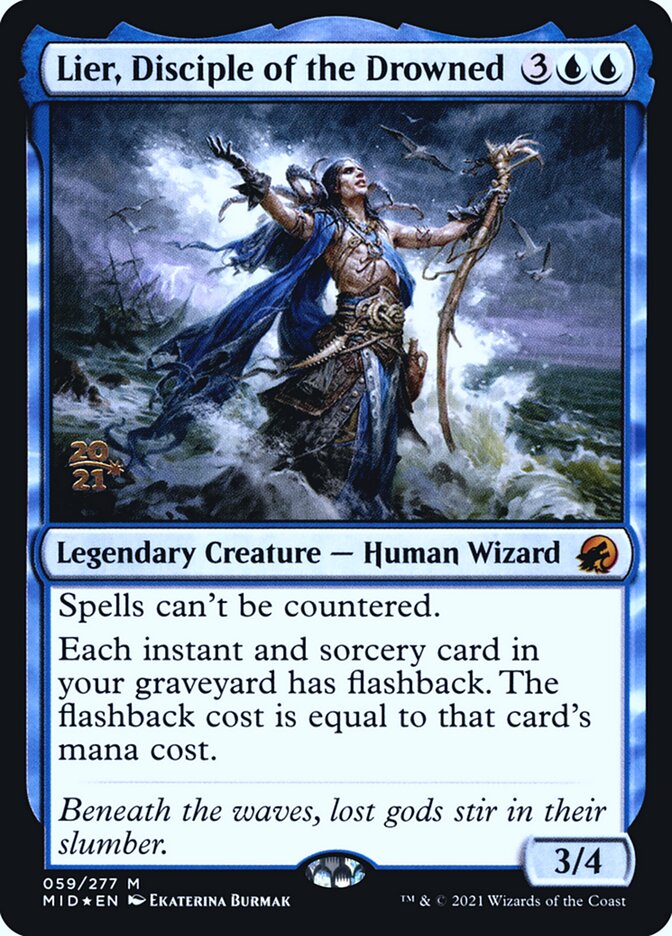 Lier, Disciple of the Drowned - Foil - Prerelease Promo