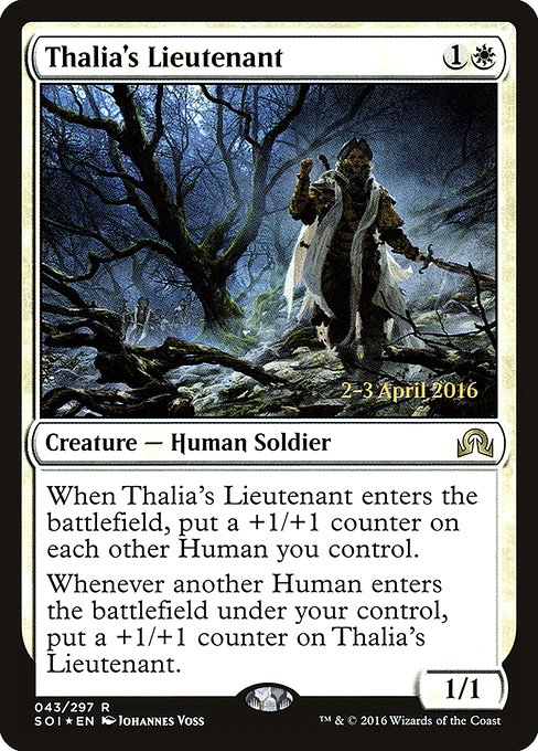 Thalia's Lieutenant - Foil - Prerelease Promo