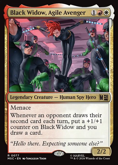 Black Widow, Agile Avenger - Surge Foil