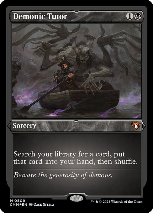 Demonic Tutor - Foil-Etched