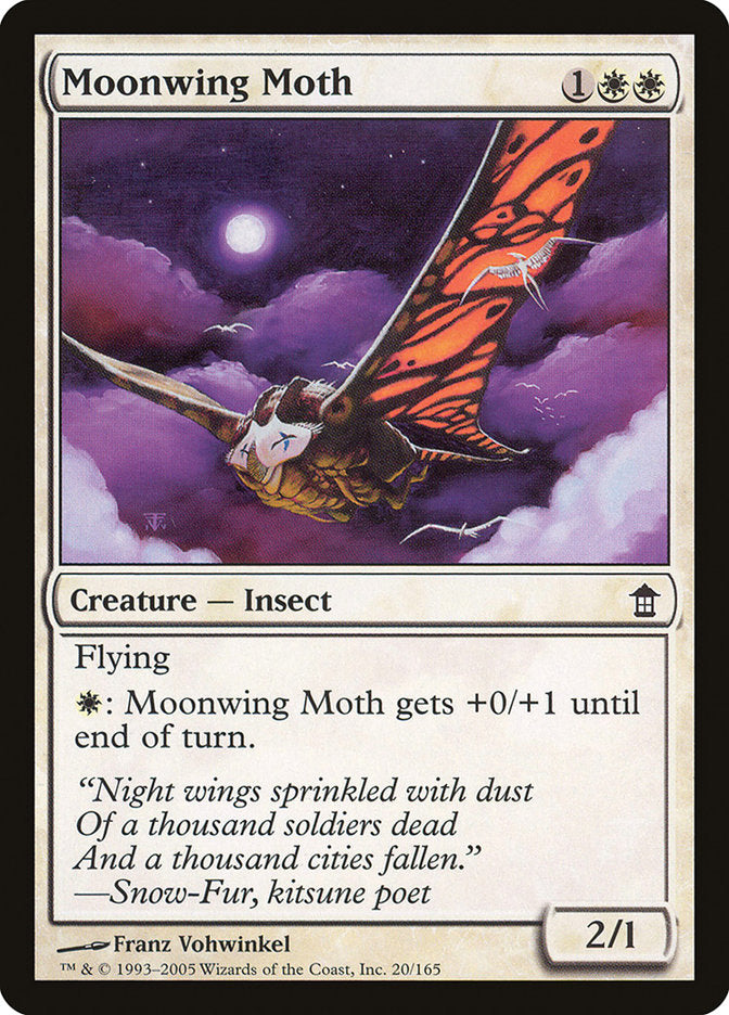 Moonwing Moth - Foil