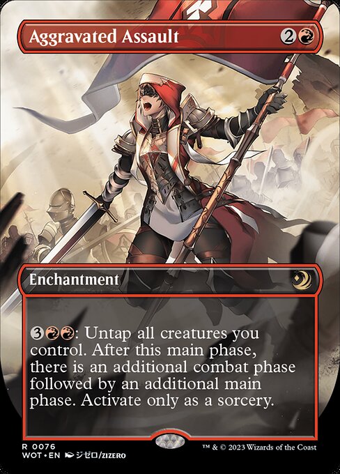 Aggravated Assault - Anime Art Foil
