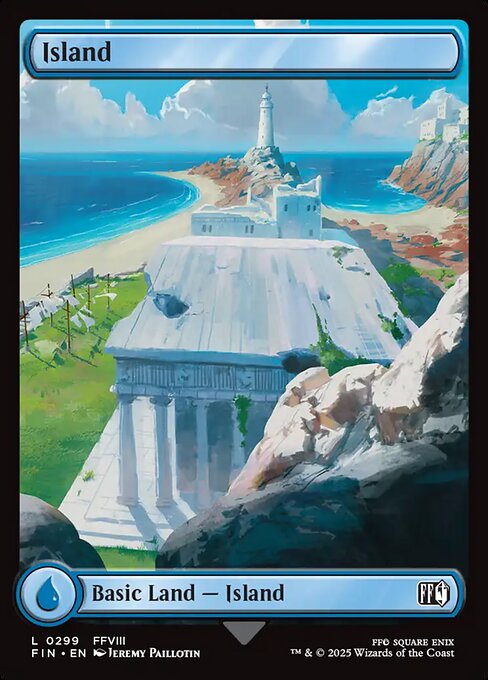 Island (299) - Full Art Foil