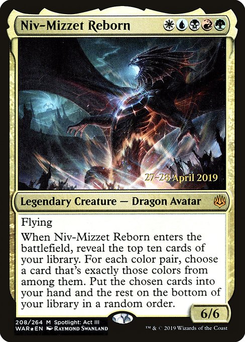 Niv-Mizzet Reborn - Foil - Prerelease Promo