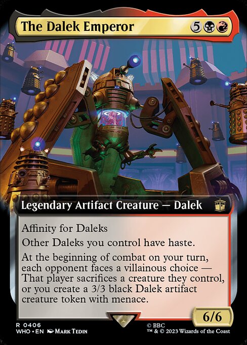 The Dalek Emperor - Foil