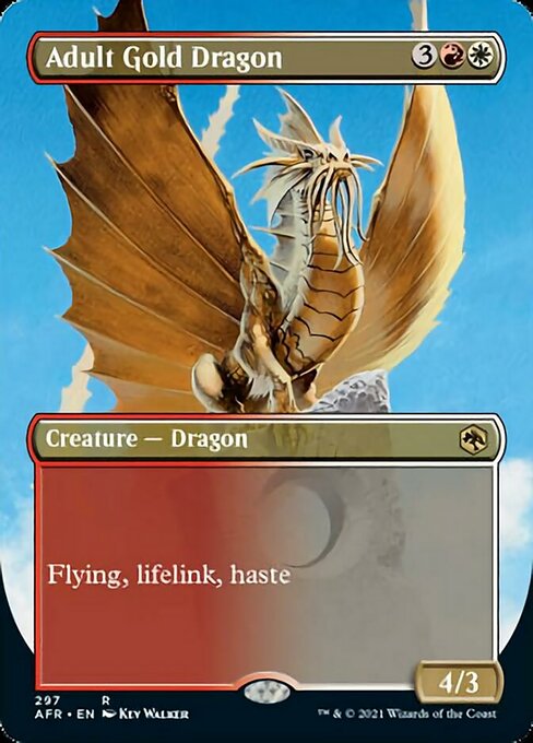 Adult Gold Dragon - Foil
