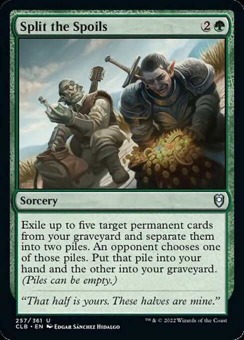 Split the Spoils - Foil