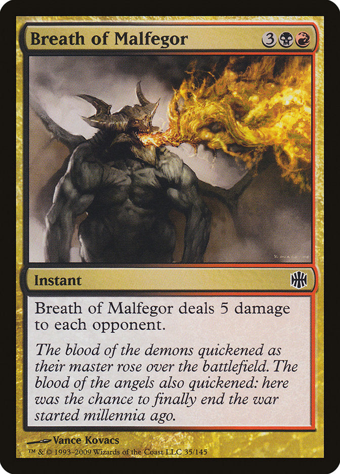 Breath of Malfegor - Foil