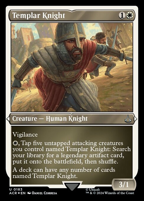 Templar Knight - Foil-Etched