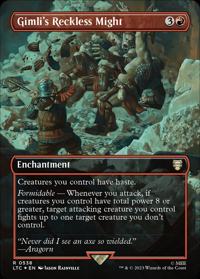 Gimli's Reckless Might - Surge Foil