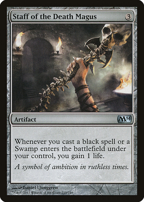 Staff of the Death Magus - Foil
