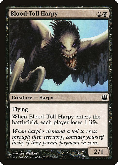 Blood-Toll Harpy - Foil