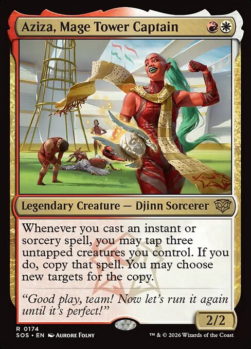 Aziza, Mage Tower Captain - Foil