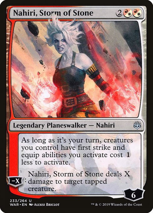 Nahiri, Storm of Stone (Japanese Alternate Art)