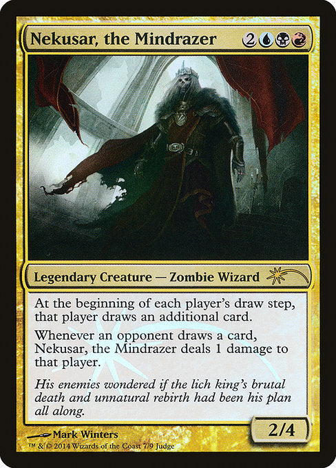 Nekusar, the Mindrazer - Foil - Judge Promo