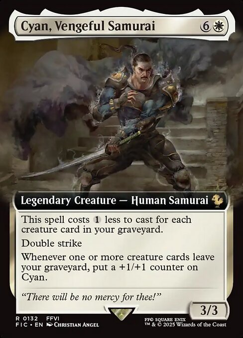 Cyan, Vengeful Samurai