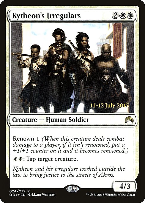 Kytheon's Irregulars - Foil - Prerelease Promo